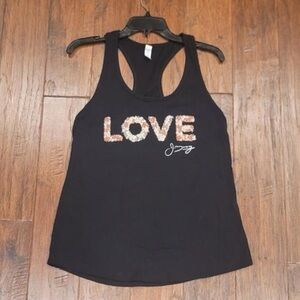 JBOOG XL Women's Black Love Tank Top